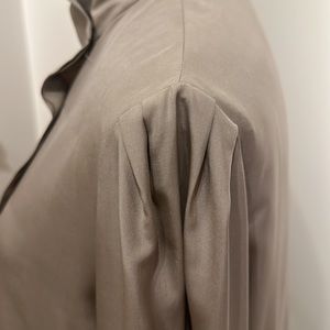 RARE Vintage Burberrys Silk High-Neck Blouse (Made in England)